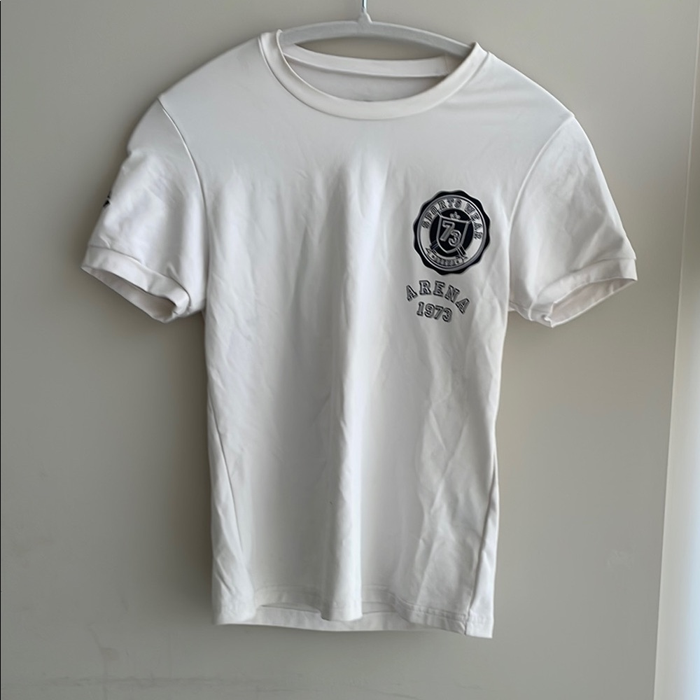 White Short Sleeve Rash Guard